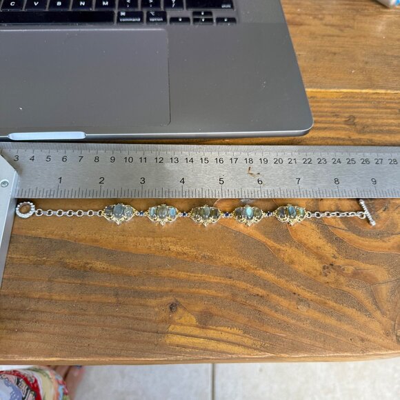 NWT Sterling Silver STS Chuck Clemency Labradorite Bracelet - Picture 11 of 11